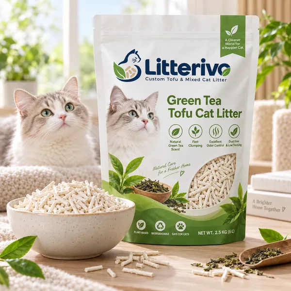 Green Tea Tofu Cat Litter