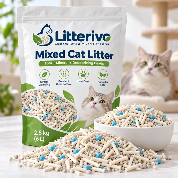 Custom Mixed Cat Litter