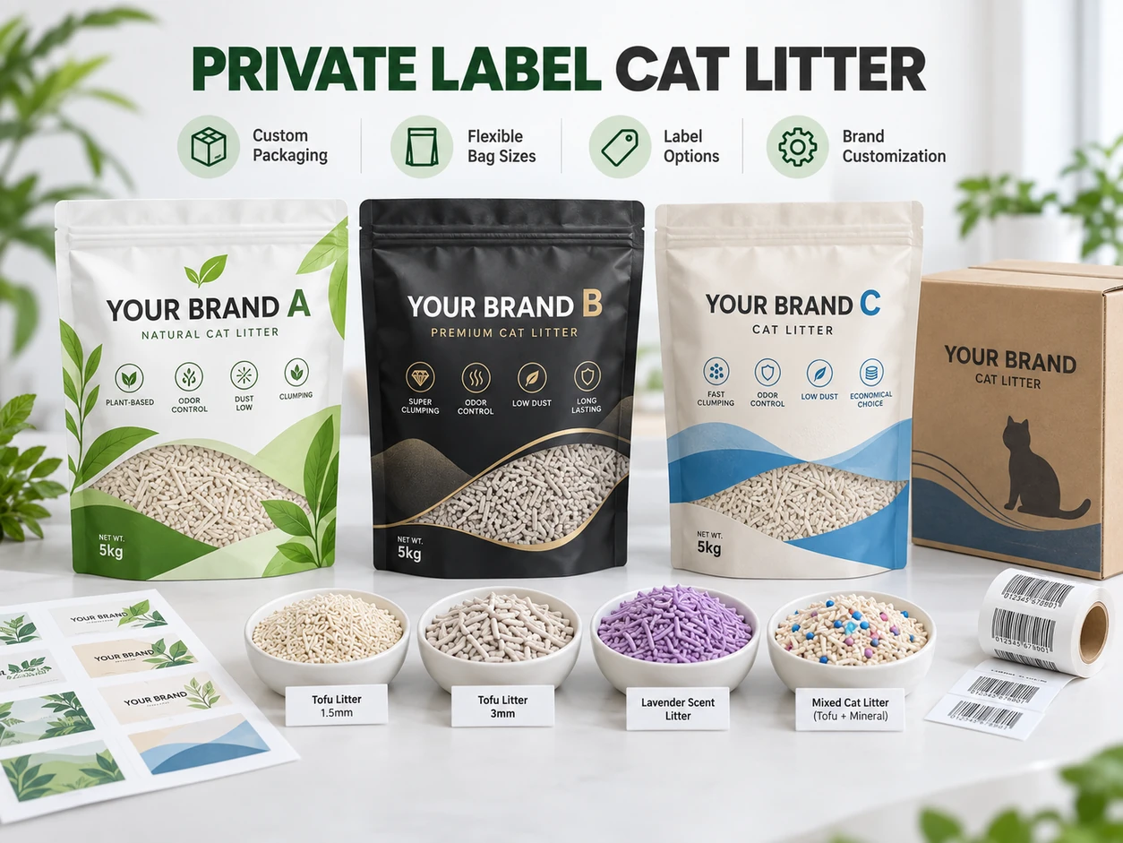 Private Label Cat Litter Packaging Project