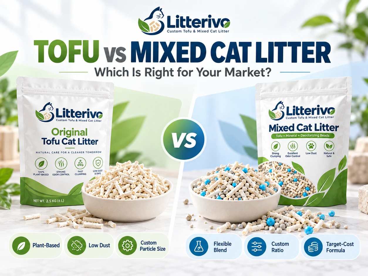 Tofu Cat Litter vs Mixed Cat Litter: Which Is Right for Your Market?