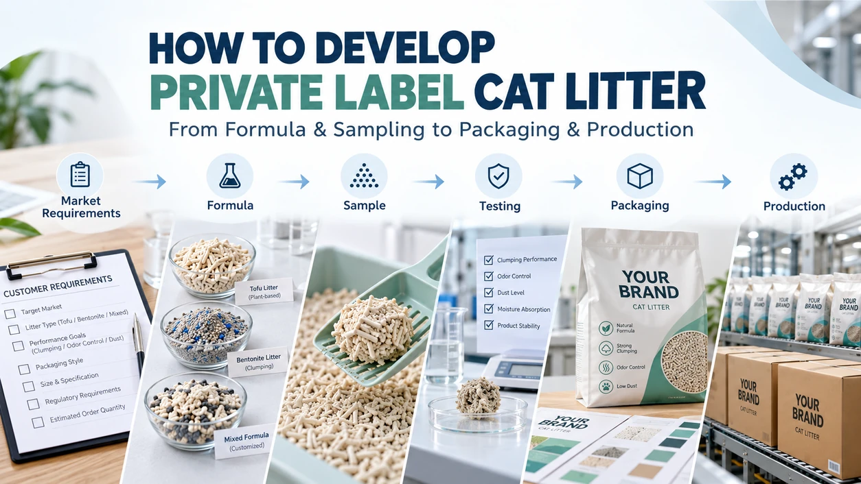 How to Develop a Private Label Cat Litter Product
