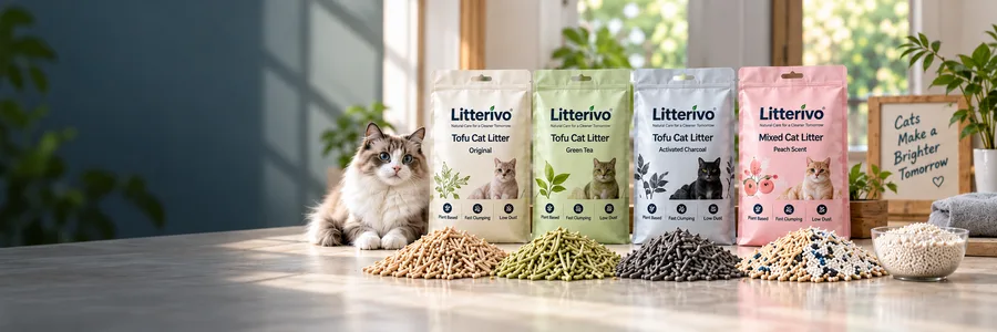 Custom Tofu & Mixed Cat Litter